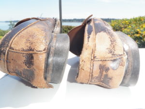Shoes Robert Rodgers wore when a PhD Student at Michigan State University